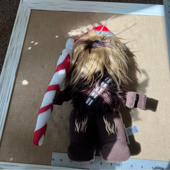 Lego minifigure stuffie Chewy Chewbacca Star Wars Christmas Santa cane decor - Picture 5 of 6
